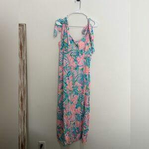 Lilly Pulitzer Tie Strap Maxi Dress